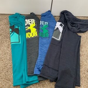 boys’ lot of under armour long sleeve tees
